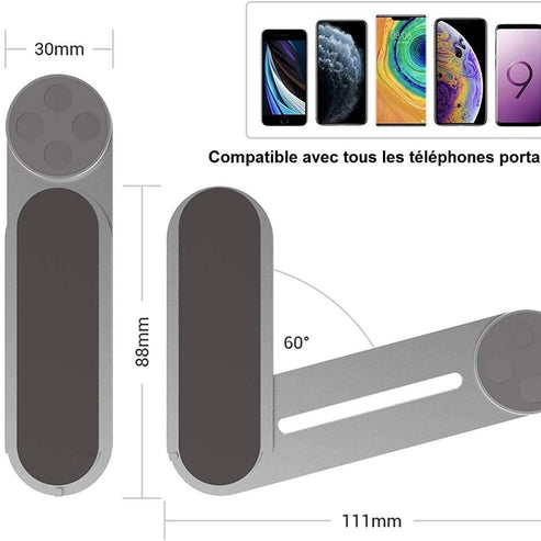 Screen Support Holder Laptop Side Mount Connect Tablet Bracket Multifunctional Bracket Adjustable Cell Phone Holder